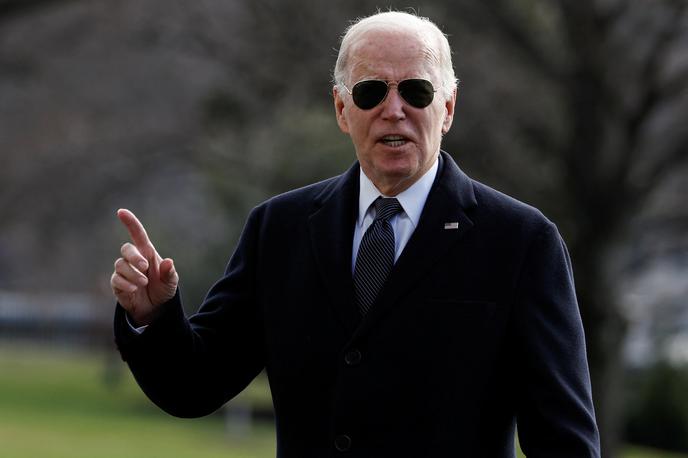 Joe Biden | Sankcije uvaja ameriško ministrstvo za finance v posvetovanju s State Departmentom, med drugim pa zajemajo zamrznitev premoženja v ZDA in prepoved poslovanja z ameriškimi organizacijami ali posamezniki. | Foto Reuters