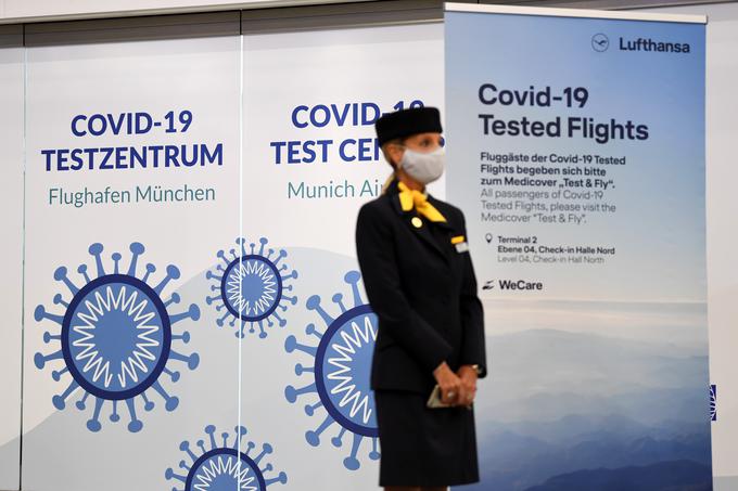 Lufthansa covid testi | Foto: Reuters