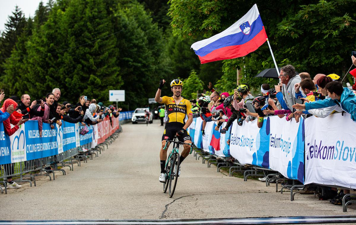 Primož Roglič | Primož Roglič je po boju s Tadejem Pogačarjem postal državni prvak. | Foto Peter Podobnik/Sportida