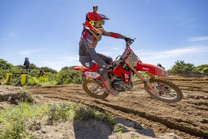 Prejšnjo nedeljo je bil Tim Gajser na Sardiniji drugi. | Foto: Honda Racing/ShotbyBavo