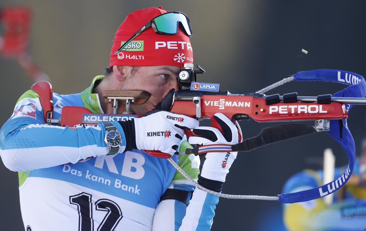 Jakov Fak | Jakov Fak je bil streljaj od medalje. Zgrešil je zadnji strel in ostal brez medalje. | Foto Guliverimage