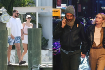 Taylor Swift, Travis Kelce, Bradley Cooper in Gigi Hadid