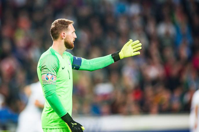 Avstrija Slovenija Jan Oblak | Jan Oblak je doživel s slovensko izbrano vrsto še tretji poraz v kvalifikacijah za EP 2020. | Foto Peter Podobnik/Sportida