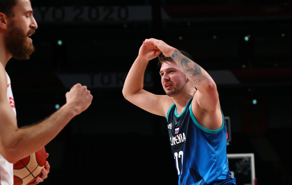 Luka Dončić | Luka Dončić je kmalu po zmagi nad Španijo izvedel tekmeca v četrtfinalu olimpijskega turnirja. To je postala Nemčija. | Foto Reuters