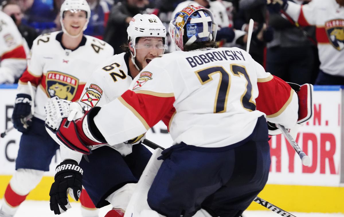 Florida Panthers | Hokejisti Floride so slavili po štirih podaljških. | Foto Guliverimage