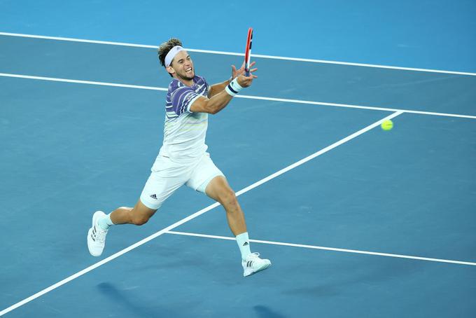 Dominic Thiem je v tretjem nizu "povozil" Srba. | Foto: Gulliver/Getty Images