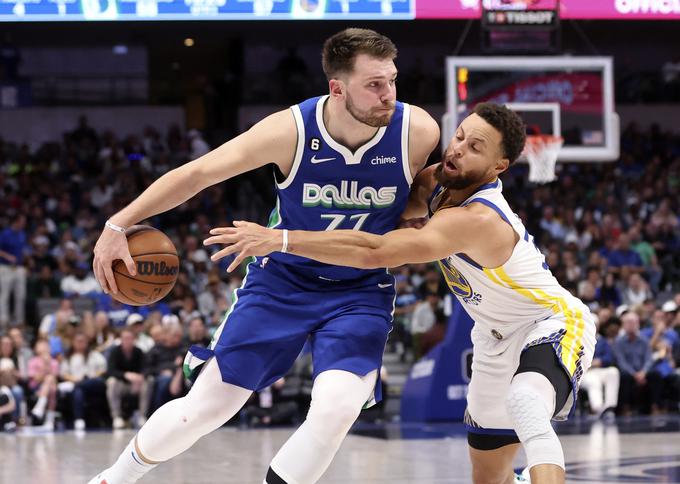 Luka Dončić Steph Curry | Foto: Reuters