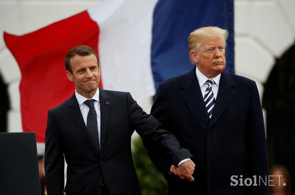 Trump in Macron