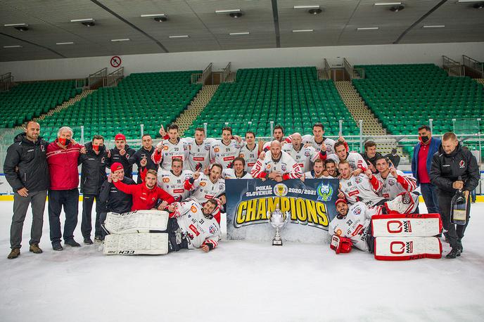 Bled Jesenice Finale Pokal Hokej | Hokejisti Jesenic so pokalni prvaki Slovenije. | Foto Urban Meglič/Sportida