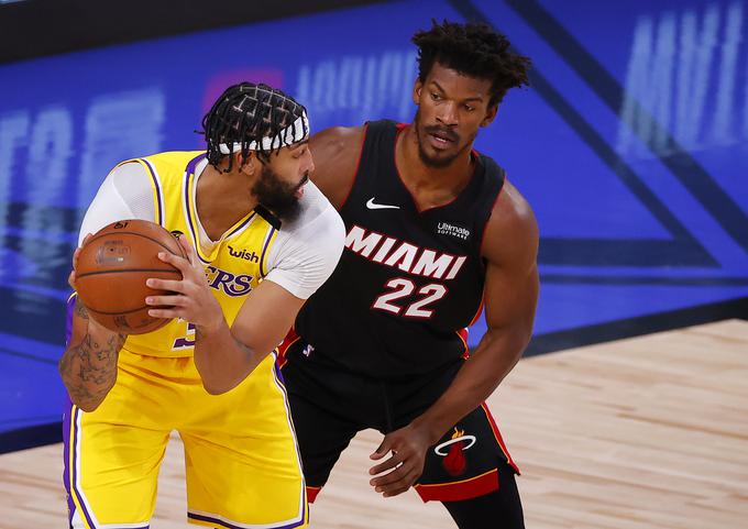 Anthony Davis in Jimmy Butler bosta na preizkušnji znova v noči na sredo. | Foto: Getty Images