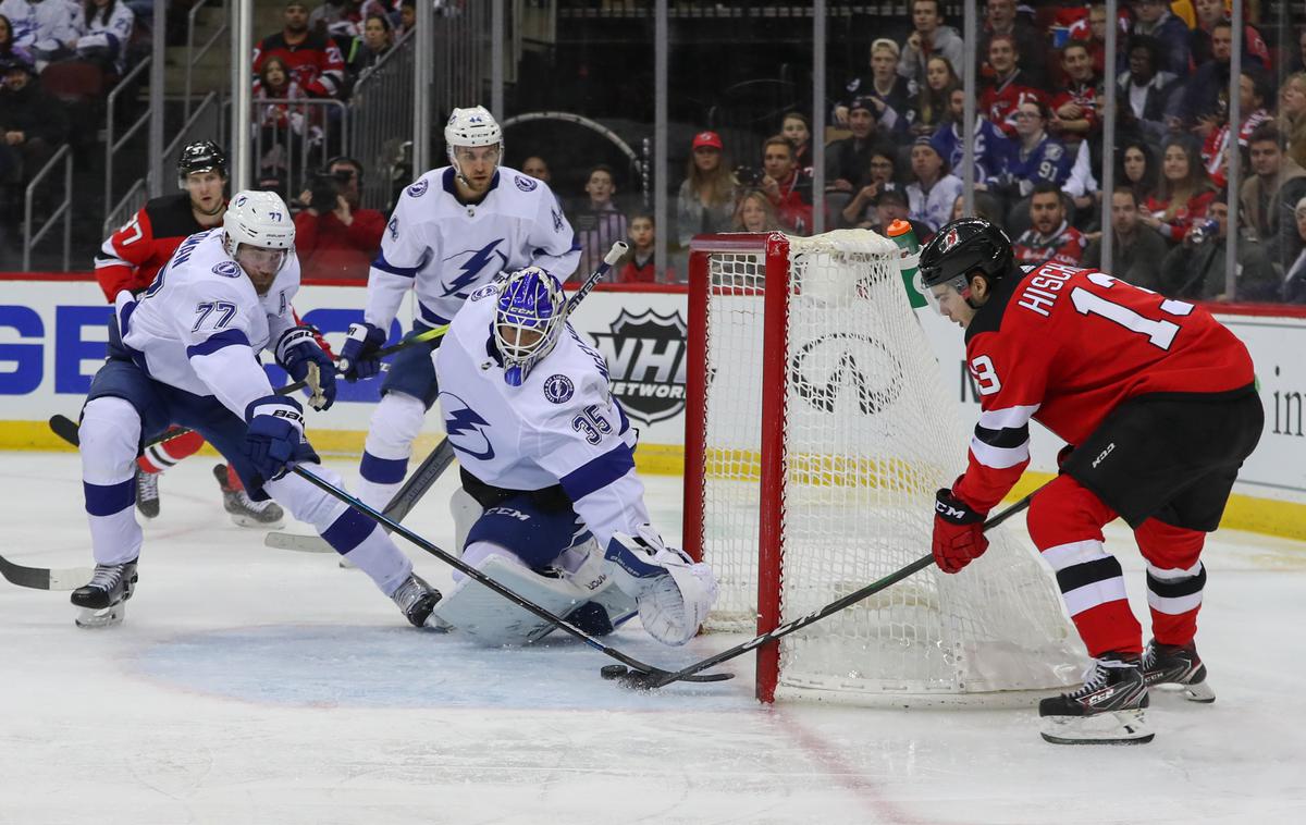 Tampa Bay Lightning, New Jersey Devils | Hokejisti New Jersey Devils so ugnali Tampo. | Foto Reuters