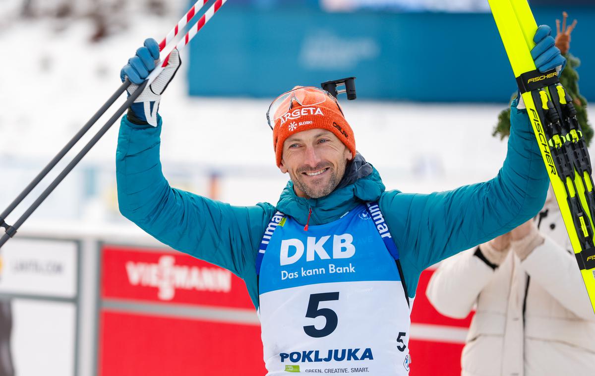 Jakov Fak, Pokljuka 2025 | Lena Repinc in Jakov Fak sta osvojila osmo mesto. | Foto Aleš Fevžer