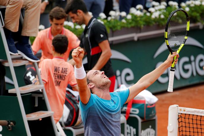 Cecchinato Đoković | Marco Cecchinato je v polfinalu odpihnil Danila Petrovića. Oddal je le eno igro. | Foto Reuters