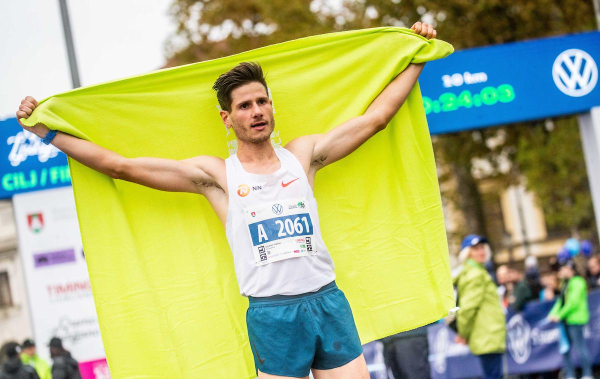 Domen Hafner Ljubljanski maraton | Domen Hafner je državni prvak na desetkilometrski razdalji. | Foto Siniša Kanižaj/Sportida