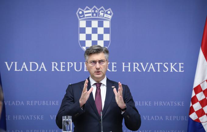 Hrvaški premier Andrej Plenković je v sredo povedal, da bo aplikacija resnično varovala zasebnost vseh uporabnikov. | Foto: STA ,