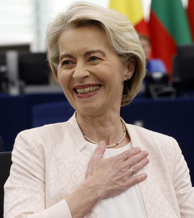 Ursula von der Leyen je dobila več glasov kot pred petimi leti. Čeprav Zeleni niso bili del neformalne tristrankarske koalicije krščanskih demokratov, socialistov in liberalcev, so večinsko podprli novo-staro predsednico Evropske komisije. | Foto: 