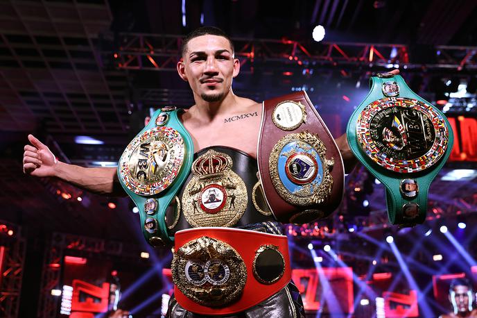 Teofimo Lopez | Teofimo Lopez je v Las Vegasu osvojil naslov svetovnega prvaka v lahki kategoriji po verziji IBF. | Foto Getty Images