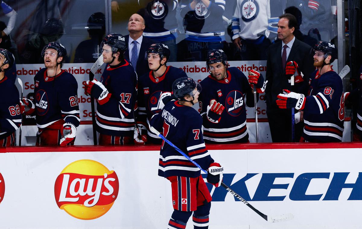 Winnipeg Jets | Winnipeg Jets so z 8:3 premagali San Jose in ostajajo neporaženi v novi sezoni. | Foto Reuters