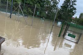 poplave, tenis igrišče, radomlje