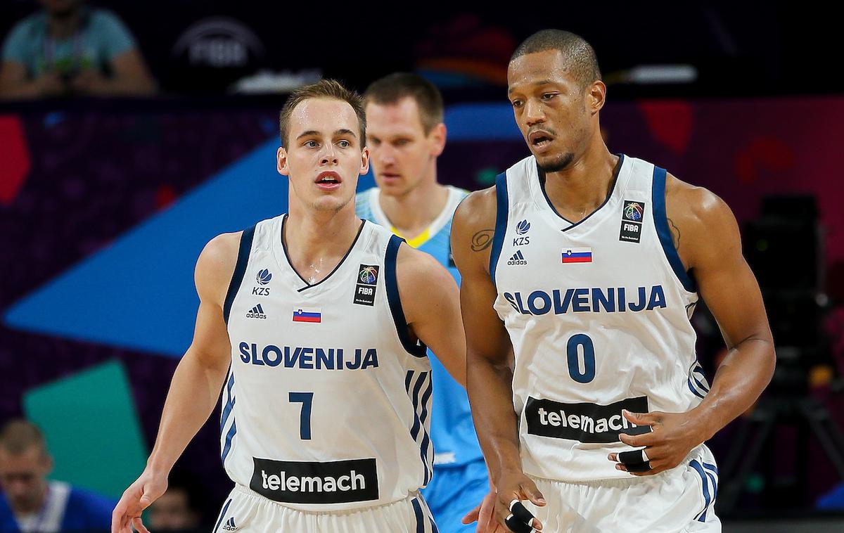 Klemen Prepelič in Anthony Randolph | Klemna Prepeliča ni bilo v postavi Reala, Anthony Randolph je dosegel 11 točk. | Foto Vid Ponikvar