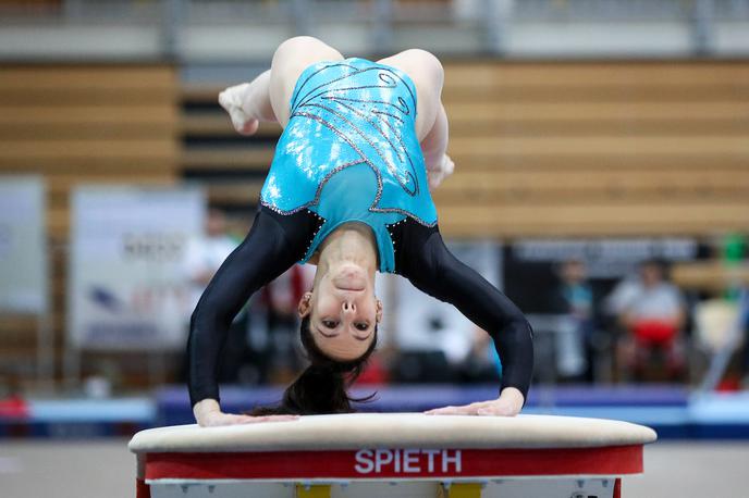 Tjaša Kysselef | Tjaša Kysselef je v finalu svetovnega pokala v športni gimnastiki v Bakuju osvojila sedmo mesto na preskoku. | Foto Matic Klanšek Velej/Sportida