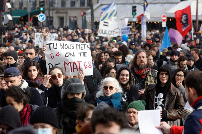 Francija protest | Prvi shodi so potekali že zjutraj.  | Foto Reuters