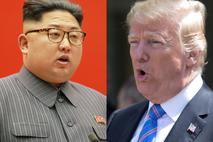 Kim Džong Un in Donald Trump