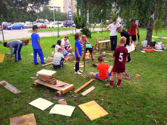 Utrinek iz ene od igralnic v naravi. | Foto: 