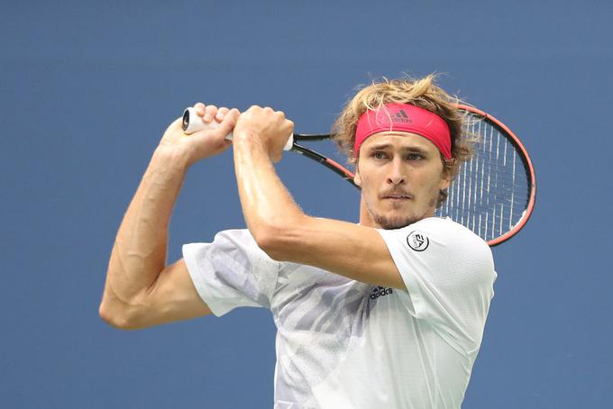 Aleksander Zverev, trenutno sedmi igralec sveta, se na obtožbe še ni odzval. | Foto: Gulliver/Getty Images