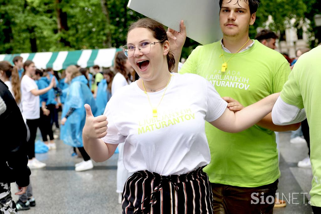 Parada ljubljanskih maturantov