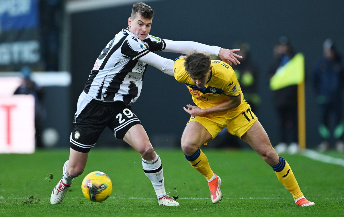 Jaka Bijol Udinese : Atalanta | Jaka Bijol je z Udinesejem remiziral z Atalanto. | Foto Reuters