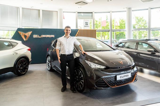 Blaž Strniša, prodajni svetovalec in specialist za znamko CUPRA | Foto: Porsche Inter Auto