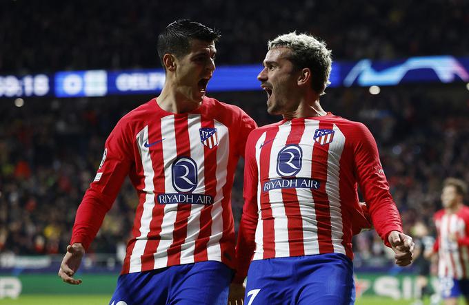 Antoine Griezmann in Alvaro Morata sta dosegla vsak po dva zadetka. | Foto: Reuters