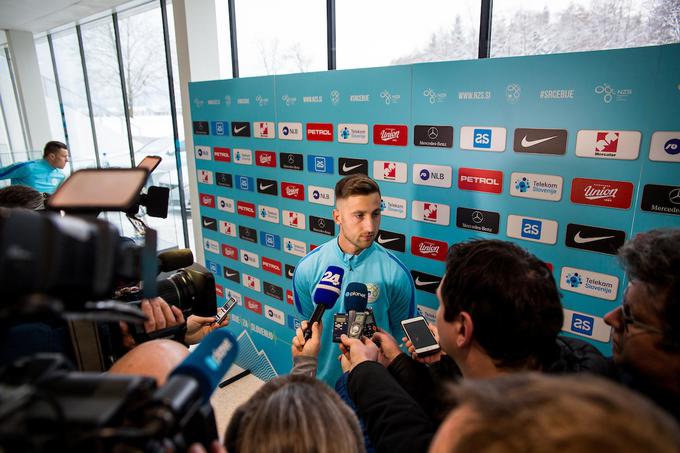 Je eden izmed štirih napadalcev, na katere na pripravah računa slovenski selektor. | Foto: Žiga Zupan/Sportida