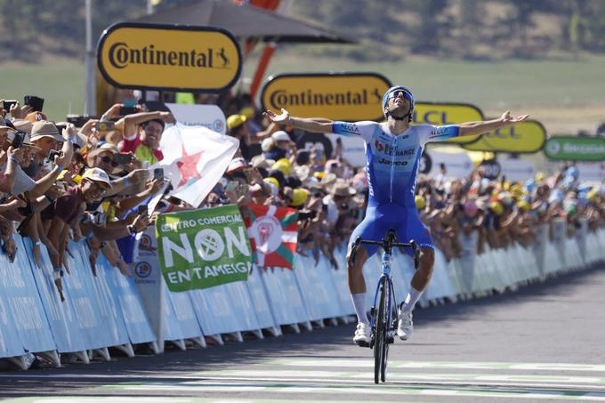 Michael Matthews je zmagovalec naporne 14. etape Toura. | Foto: Reuters