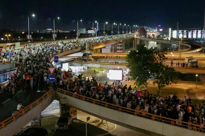 Protest Beograd | V zadnjem času so potekali protesti proti projektu pridobivanja litija v več kot 40 srbskih mestih. | Foto Reuters