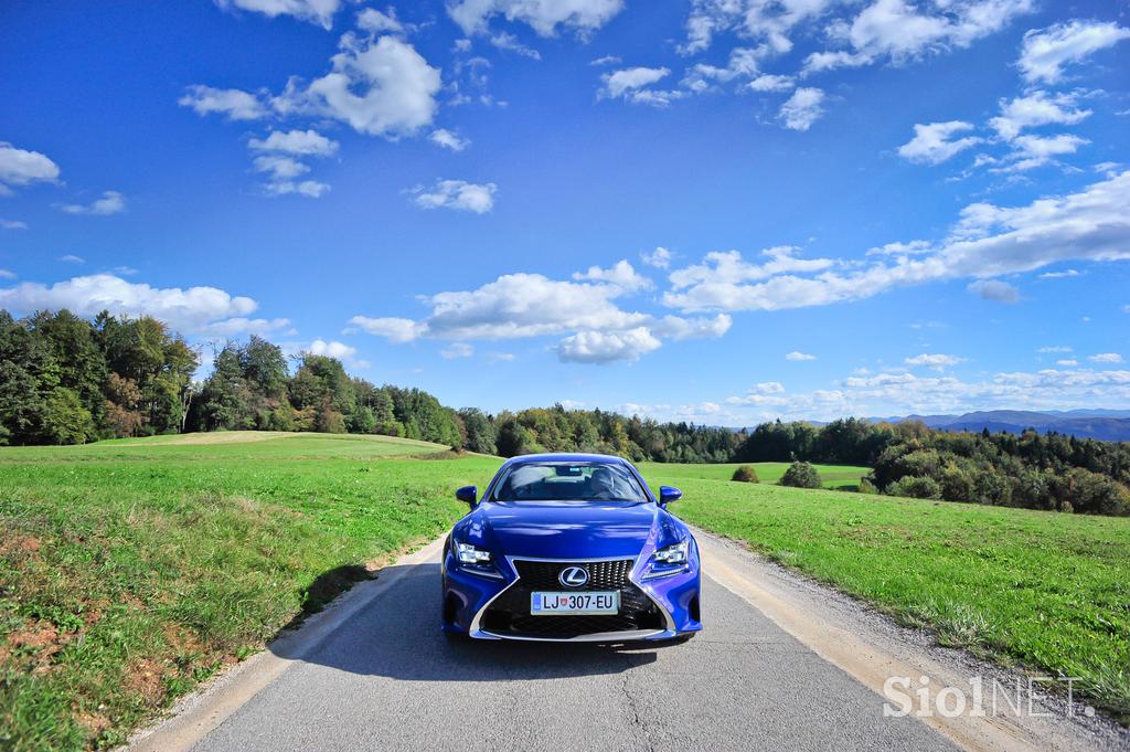 Lexus RC - fotogalerija testnega vozila