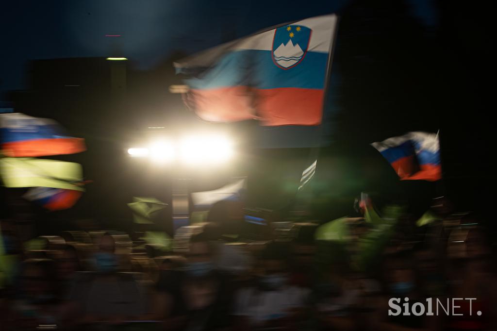 Sprejem olimpijcev - Kongresni trg, Ljubljana