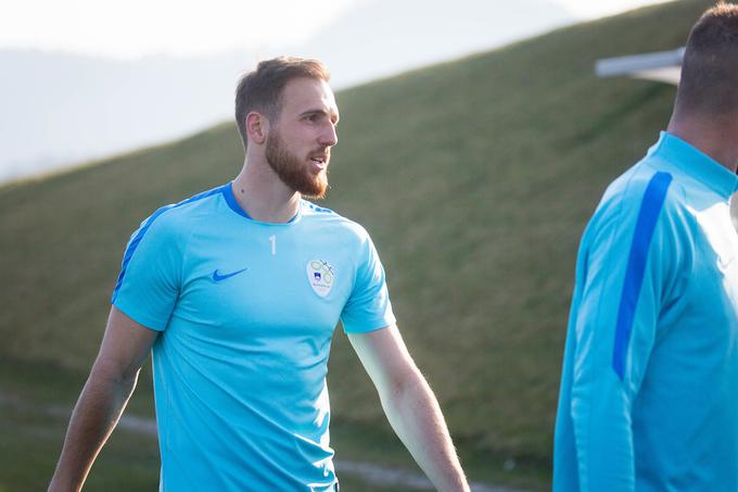 Jan Oblak ni bil na voljo za pogovore z novinarji. Verjetno bo pred mikrofone stopil v prihodnjih dneh. | Foto: Žiga Zupan/Sportida