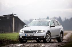 Škoda octavia scout 2.0 TDI 4x4 – pa kaj, če zmanjka asfalta