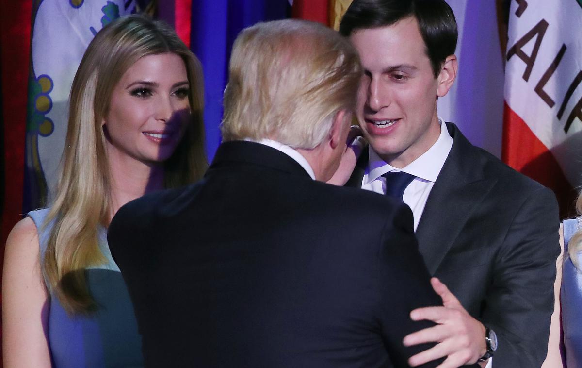 Ivanka Trump, Donald Trump, Jared Kushner | Foto Getty Images