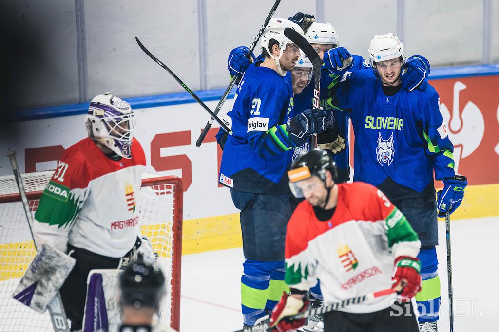 SP v hokeju (Ljubljana): Slovenija - Madžarska