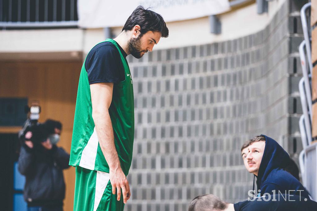 slovenska košarkarska reprezentanca trening