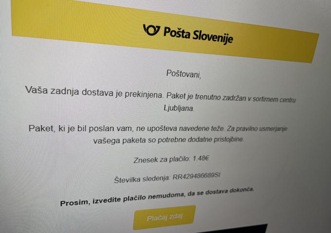 Pošta Scam | Foto: Matic Tomšič