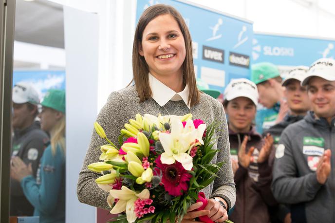 Eva Logar, Eva Bastardi | Nekdanja smučarska skakalka Eva Bastardi (nekoč Logar) je kaj hitro po koncu športne poti zakorakala v drugo kariero. | Foto Vid Ponikvar/Sportida