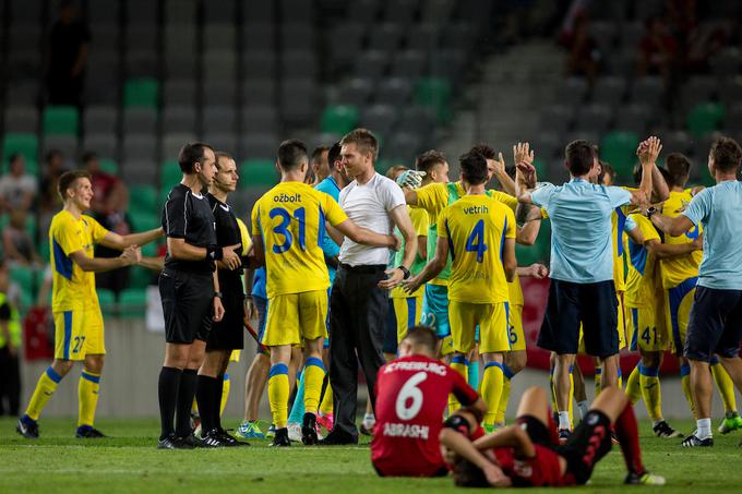 Domžale so v kvalifikacijah za ligo Europa izločile bogatega tekmeca iz Nemčije. | Foto: Urban Urbanc/Sportida