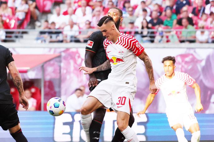 Benjamin Šeško RB Leipzig | Benjamin Šeško je v igro vstopil v 64. minuti. | Foto Guliverimage