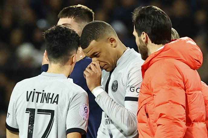 Kylian Mbappe | Kylian Mbappe ne bo nared za obračun z Bayernom, ki bo v središču pozornosti svetovne nogometne javnosti 14. februarja na Parku princev. | Foto Reuters