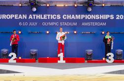 Slovenski junak v Amsterdamu okoli vratu prejel bronasto medaljo #foto