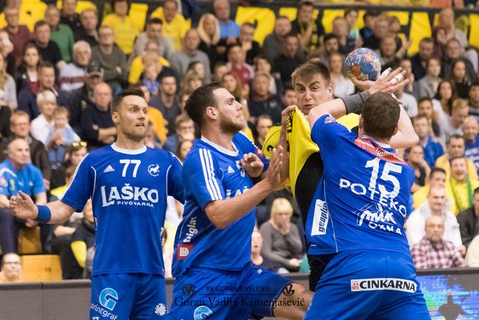 Nejc Cehte je svojo napako kompenziral v kasnejšem obdobju tekme. | Foto: Goran Vadlja Kamenjašević/RK Gorenje Velenje